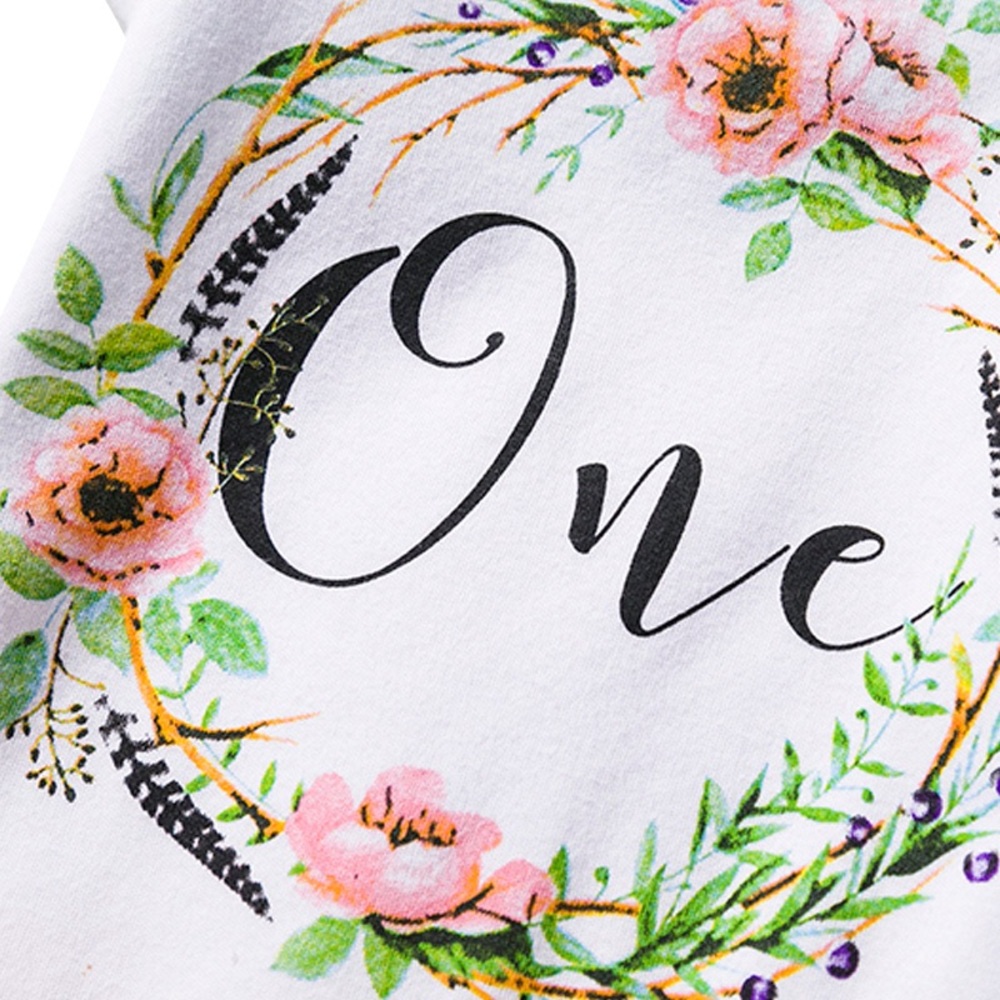 1st Birthday Outfit Onesie Tulle Skirt & Headband - Picture 4 of 8